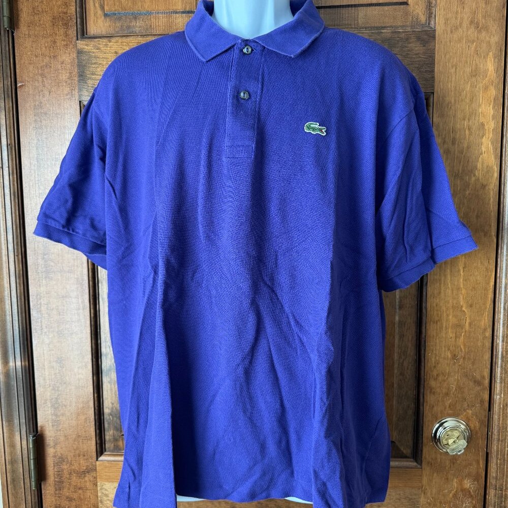 #14 Lacoste Purple Short Sleeve Polo Size 8 (3XL)
